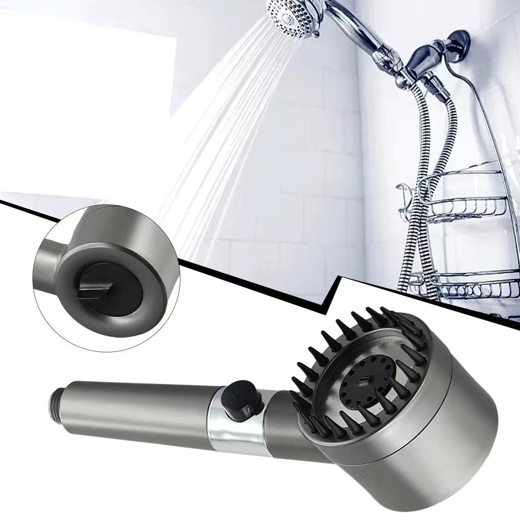 Super Strong Pressurized ABS Shower Nozzle Massage Pattern Bathroom Shower Head Set with Filter