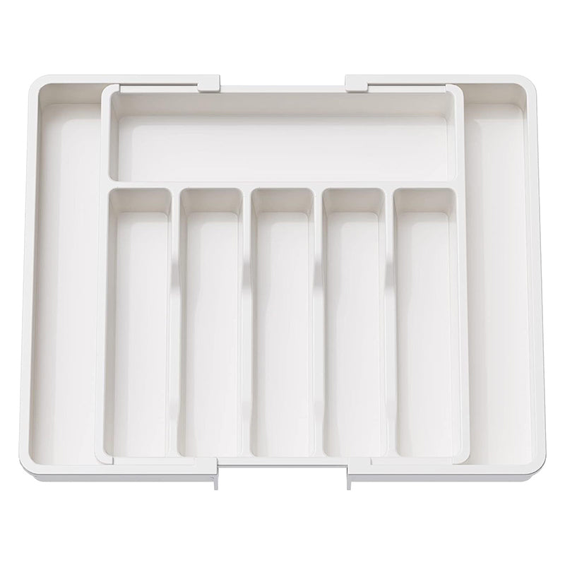 Spoons Forks Knives Kitchen Adjustable Flatware and Cutlery Holder Expandable Utensil Tray Drawer Organizer