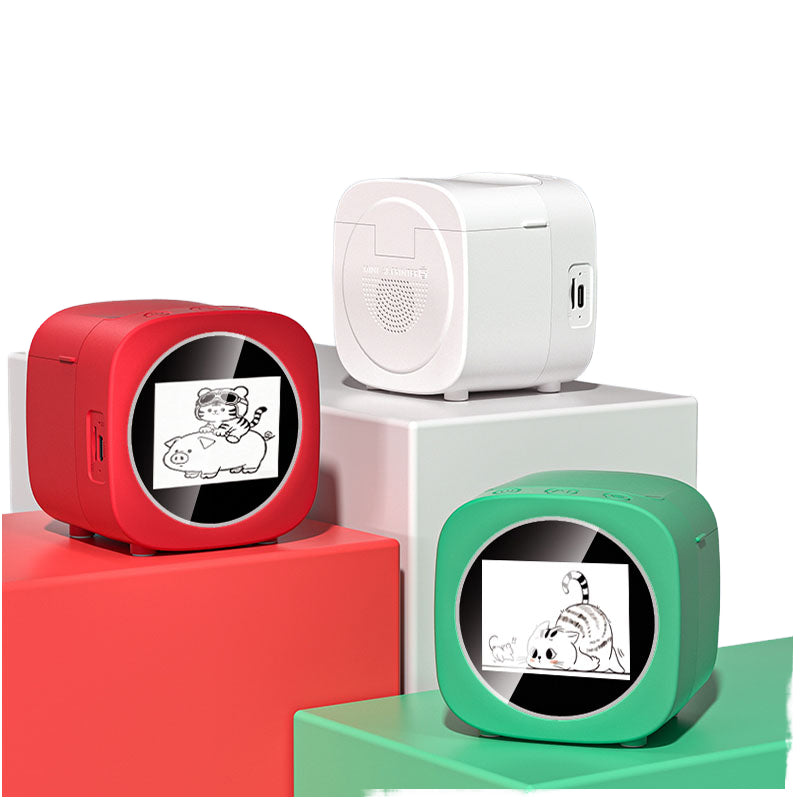 X16 Portable AI Mini Thermal Printer Smart Voice Control 203dpi Resolution Voice-to-image Generation For Kids