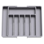 Spoons Forks Knives Kitchen Adjustable Flatware and Cutlery Holder Expandable Utensil Tray Drawer Organizer
