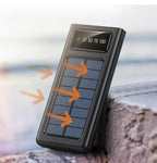 Solar Power Bank Fast Charging Portable Waterproof