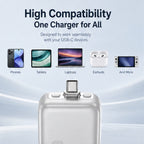 140w Smart Auto Disconnect Type-c Adapter Full Charge Power-off Overcharge Prevention Battery protection for All Devices