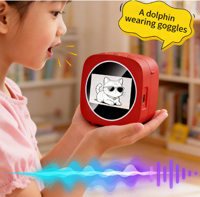 X16 Portable AI Mini Thermal Printer Smart Voice Control 203dpi Resolution Voice-to-image Generation For Kids