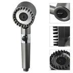 Super Strong Pressurized ABS Shower Nozzle Massage Pattern Bathroom Shower Head Set with Filter