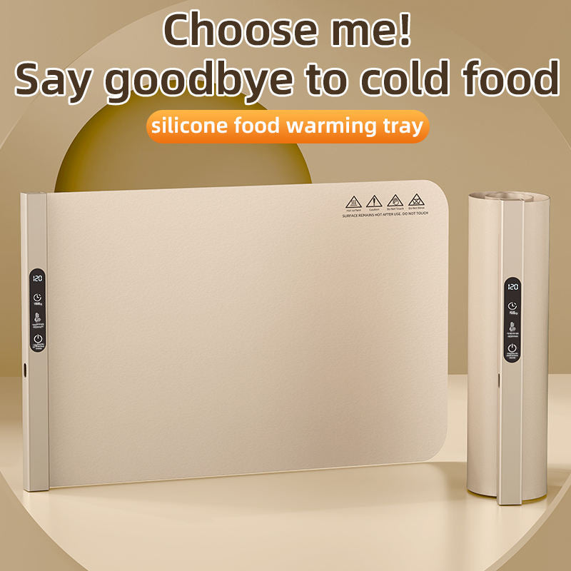 Silicone Electric Heated Food Warming Mat Foldable Portable