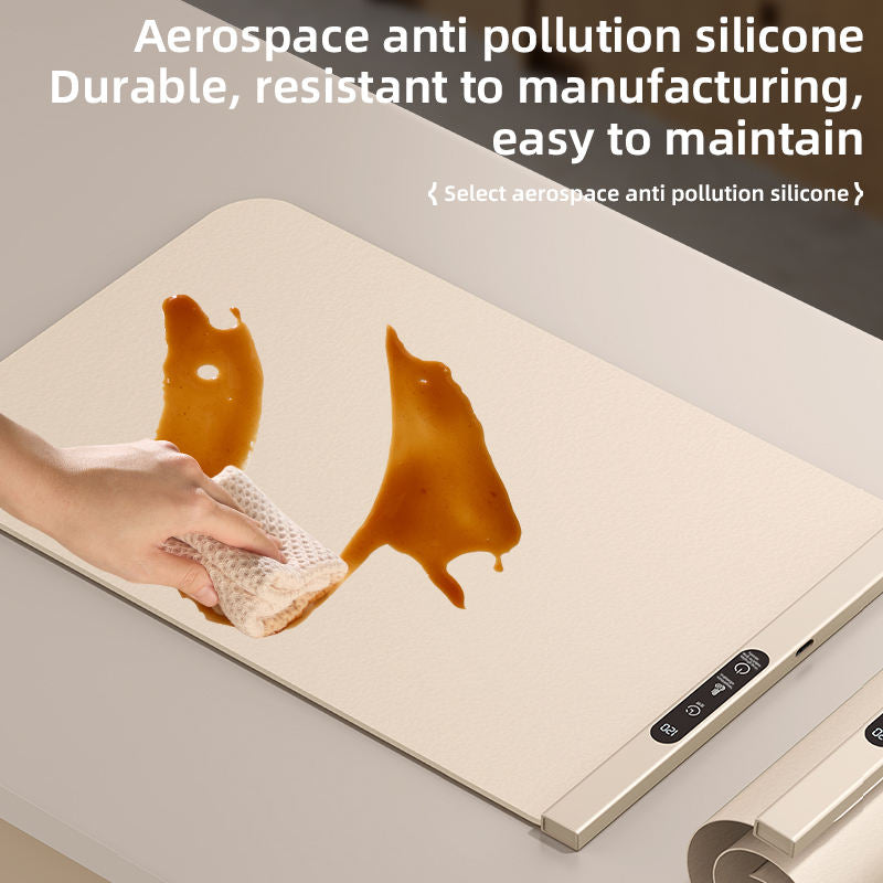 Silicone Electric Heated Food Warming Mat Foldable Portable