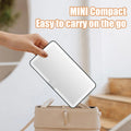 Car Interior Mirrors Sun Visor Plate LED HD Makeup Mirror Rechargeable Fill Light Universal Thin Vanity
