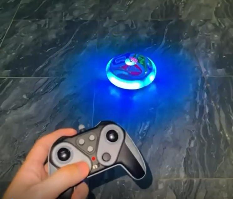 Bubble Cart Remote Control Bubble Toy with LED Lights for Kids