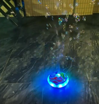 Bubble Cart Remote Control Bubble Toy with LED Lights for Kids